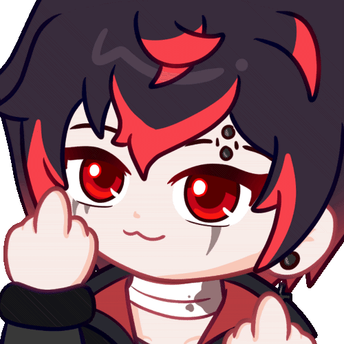 Kuro middle finger